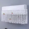 Deflector de Viento para Aire Acondicionado de Pared, Instalación sin Taladro, Solución para Evitar el Viento Frío Directo en el Dormitorio, Cortina de Tela Ajustable para Bloquear el Viento