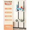 Estante de Almacenamiento para Coches de Juguete Infantiles Sala de Estar Hogar de Pie Sin Taladro Estante para Patineta Bicicleta