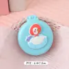 Peine Plegable de Cojín de Aire de Dibujos Animados Lindo Dos en Uno Estudiante Portátil Mini Masajeador Bolsa de Aire Peine con Espejo Pequeño
