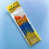 10 juegos de varilla de plástico lana de nylon set combinado de pinceles para pintura al óleo pincel para pintura artística gouache venta al por mayor transfronteriza