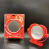 Shunxin Espejo de Plástico para Boda Dragón y Fénix Espejo de Maquillaje Espejo de Mesa Espejo de Doble Cara Espejo de Belleza Espejo de Maquillaje Espejo de Escritorio Doble Espejo de Tocador