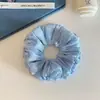Suave Coletero de Perlas Plisado Esponjoso Estilo Coreano, Versátil Lazo para Moño Femenino, Dulce Accesorio para el Cabello Estilo Francés
