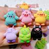 Accesorios de resina DIY parche para carcasa de teléfono móvil plano accesorios para tocado de niños suministro transfronterizo flor de zapatos monstruo de un solo cuerno