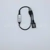 Controlador Monocromático LED Mini 3 Teclas para Modificação de Luz de Carro Tira de LED com Luz Estroboscópica de 3 Teclas Dimmer Luminária