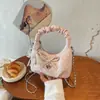 Bolso Pequeño de Lunares de Nicho Transfronterizo para Mujer 2026 Nuevo Bolso de Mano de Moda Cadena de Hombro Cruzada para Viajes Bolso Dumpling