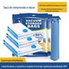 Saco de compressão a vácuo espessado transparente grande saco de vácuo para colcha saco de armazenamento saco de organização para roupas domésticas
