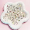 Cuentas Sueltas Cuentas Redondas Transparentes Chapadas en UV Cadena para Teléfono Cuentas de Hilo Joyería DIY Accesorios Joyería al por Mayor