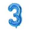 Balões de Folha de Alumínio Digitais Grandes Versão Americana 40 polegadas Embalados Individualmente Decorações de Aniversário Infantil Balões Flutuantes de Hélio