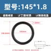 Anillo Tórico de Nitrilo de Alta Calidad con un Diámetro de Alambre de 1.8* y un Diámetro Interior de 1.6-166, Anillo de Sellado de Junta Resistente al Aceite Sello Tipo O