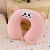 Almohada en Forma de U de Espuma Viscoelástica, Almohada de Viaje para el Cuello, Almohada para Dormir en Avión, Almohada para el Cuello, Almohada de Soporte Cervical para la Columna Vertebral, Almohada Portátil en Forma de U