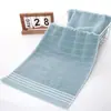Toalha de Algodão Absorvente Espessa Doméstica Diária Lavar Rosto Toalha de Algodão Fábrica de Toalhas Atacado Presente Logo Bordado