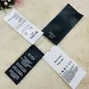 Etiquetas Lavables, Etiquetas de Lavado, Ropa, Zapatos, Sombreros, Bolsos, Etiquetas Universales de Ingredientes, Etiquetas Plegadas, Etiquetas de Talla, Etiquetas de Satén de Alta Densidad de Hilo Fino