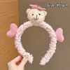 Nuevas y Lindas Diademas de Peluche para Niños en Otoño e Invierno 2025, Diademas Altas para Niñas para Lavarse la Cara, Pinzas para el Cabello de Niñas Pequeñas