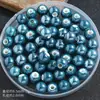 Acessórios para Joias DIY Macaron Contas Cerâmicas Galvanizadas 8mm Acessórios para Pulseira Contas Soltas Material para Pulseira Colar