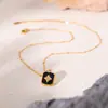 Colar de corrente de clavícula simples com estrelas de gota de cola novas incrustadas de zircônia, personalidade feminina, aço inoxidável banhado a ouro real