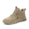 Zapatos de caña alta para hombre, nueva colección de otoño, modernos y antideslizantes, botas Martin casuales, adecuados para actividades al aire libre, trabajo y deportes