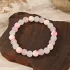 Venta Caliente Transfronteriza Pulsera de Cristal de Piedra Natural Ágata Té Café 8mm Pulsera Pareja Amistad Pulsera de Energía para Mujeres