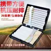 Nuevo estuche de cigarrillos creativo portátil ultra-delgado al por mayor, estuche para 20 cigarrillos, estuche metálico portátil anti-presión a granel para hombres