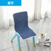 Cojín para Silla Pequeña de Jardín de Infancia Cojín para Niños Respaldo Integrado Silla de Madera de Jardín de Infancia Silla de Plástico Cojín con Correa Antideslizante