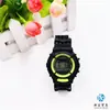 Ventas Directas de Fábrica Reloj Popular Regalo para Estudiantes Reloj Pequeño Reloj Niños Niños y Niñas Color Negro Círculo Reloj Electrónico