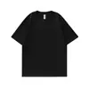 Camiseta Masculina de Verão Estilo Americano para Fitness Esportivo, 260g, Pesada, com Ombros Caídos e Manga Curta, Cleanfit, 100% Algodão, Manga Meia