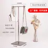 Suporte de Exibição de Lenços de Aço Inoxidável Suporte de Bolsas Suporte de Bolsas para Pendurar Suporte em Forma de T de Aço Inoxidável Porta-Bolsas para Loja de Roupas