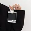 Estilo Simple Personalizado Adecuado para Funda de Teléfono Móvil Samsung Zflip4 Plegable Arriba y Abajo Flip7 Estilo de Moda Japonés y Coreano Todo Incluido