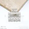 Pinza de Garra Versátil Moderna Simple de Aleación Electrochapada Pinza para el Cabello Pequeña con Perla y Pedrería Estilo Europeo y Americano para Flequillo