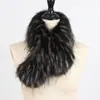 CI Europeo y Americano P0161 en stock cuello de piel sintética de doble uso, bufanda de cuello grande de piel sintética para otoño e invierno, calentador de cuello, adorno para sombrero