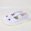 Zapatos Antiestáticos de PU de Cuatro Agujeros, Zapatos Libres de Polvo, Zapatos de Lona para Fábricas Electrónicas y Alimentarias, Transpirables y Ligeros