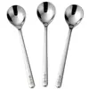 Cuchara Nido de Pájaro de Acero Inoxidable 430, Mismo Modelo que el Regalo de Gong Xiao Y, Cuchara con Mango Grabado con Láser, Utensilios para Postre y Alimentos Nutritivos