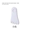 Calcetines invisibles de cinco dedos para hombre, calcetines de verano ultradelgados de algodón puro con puntera sin costuras, de corte bajo, boca poco profunda, anti-pie de atleta, separadores de dedos, calcetines tipo barco