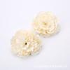 Flor de peonía artificial de 8 cm, cabeza de flor, material para manualidades, cabeza de corona, accesorios, flores artificiales, flores falsas, decoración de bodas, flores