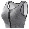 Ropa Interior Deportiva con Cremallera para Push-up y Running a Prueba de Golpes de Alta Resistencia para Mujer, Chaleco de Belleza para Yoga sin Aros, Sujetador Deportivo con Almohadilla