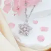 Collar de acero de titanio giratorio de 360 grados para mujer - conjunto de anillos giratorios clásico, simple y moderno - no se decolora, disponible al por mayor