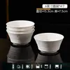 Color bajo esmalte Francés Luz de Lujo Retro Cerámica Tazón de Arroz para Uso Doméstico 2026 Nuevo Tazón en Relieve Palillos Plato Set de Vajilla