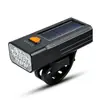 Nueva Luz Solar para Bicicleta Luz Delantera Carga USB Luz Delantera Bicicleta Luz Fuerte Equipo de Montar Transfronterizo Exterior