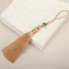 10 cm de Largo Borla Xiangyun Ruyi Oreja Colgante Ventilador Antiguo Oreja Hogar Hanfu Solapa de Presión Accesorios Colgantes Oreja