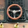 Enfeites de Perfume de Madeira Criativos para Carro Pingente de Perfume para Saída de Ar do Carro Clipe de Ventilação de Volante Retrô Presente