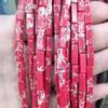 4*13mm piedra natural cuadrado largo cuentas sueltas diy amatista ágata roja piedra emperador accesorios de joyería con cuentas al por mayor