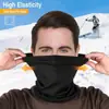 Gorro de cuello para esquí al aire libre de invierno, bufanda cálida de forro polar, máscara de cabeza engrosada a prueba de viento y frío para deportes transfronterizos, ciclismo
