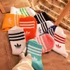 Calcetines Adi Clover para Hombre Deportivos de Hilo Largo de Moda Algodón Puro Absorbentes para Mujer Calcetines de Pareja con Tres Rayas