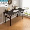 Não é necessária instalação; mesa dobrável para imóveis de aluguel, mesa de computador, mesa de dormitório, escrivaninha, mesa de jantar para uso doméstico, mesa de jantar retangular