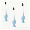 Cubierta de Cepillo de Dientes de Silicona Cubierta de Cepillo de Dientes Portátil para Viaje Cubierta de Cepillo de Dientes de Ballena con Ventosa de Soporte Fabricante de Cubiertas de Cepillo de Dientes En Stock