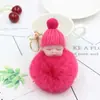KOOROL - Llavero con forma de bola de pelo de bebé durmiendo, muñeco de peluche, llavero para bolso de coche