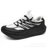 Zapatillas deportivas atléticas de gran tamaño 47 de corte bajo, suela blanda acolchada, ensanchadas y engrosadas para mayor comodidad, ligeras, cómodas y antideslizantes, adecuadas para senderismo todoterreno