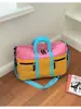 Bolsa de gimnasio de gran capacidad, bolso de mano moderno y ligero para mujer, bolsa cruzada deportiva, bolsa de almacenamiento para viajes de corta distancia