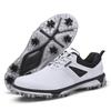 Sapatos de golfe masculinos e femininos novo botão de cravo fixo novo à prova d'água confortável respirável Esportes sapatos de golfe masculinos