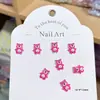 Acessórios de Arte para Unhas de Resina Desenho Animado Kitty Ursinho Morango Acessórios para Unhas DIY Brincos Capa de Celular Acessórios de Unha Vestíveis