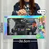 Camión de ingeniería para niños mezcladora de cemento niño grande efecto de sonido ligero traje de historia juguete modelo de coche venta al por mayor